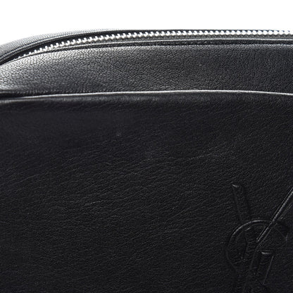 Saint Laurent Lambskin Monogram Small Lou Camera Bag Black 11 of 17