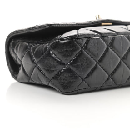 Chanel Shiny Lambskin Quilted Small Montcoco Flap Black 9 of 12
