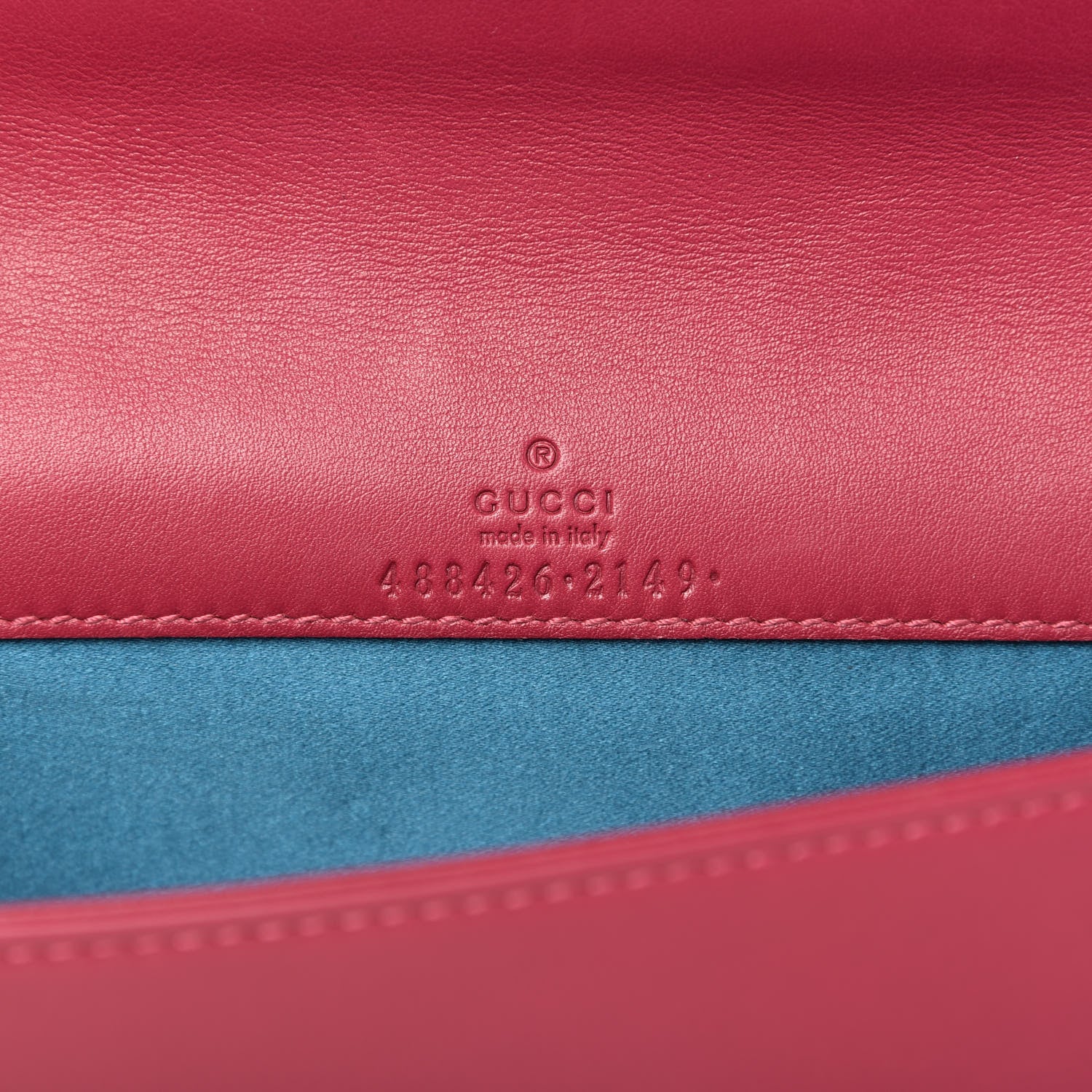 Gucci Velvet Matelasse Love Embroidered GG Marmont Mini Bag Light Raspberry Rose 8 of 9