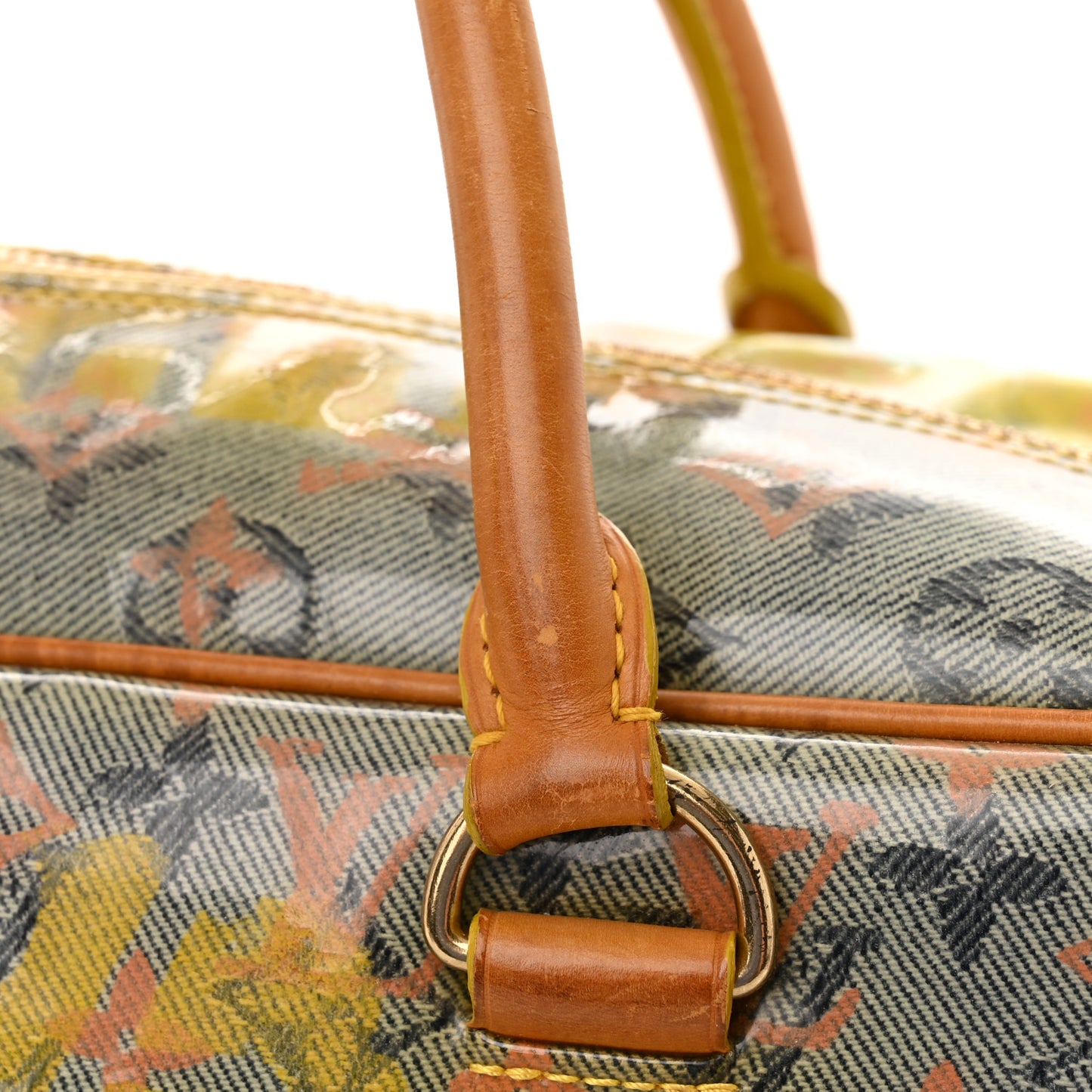 Monogram Pulp Defile Weekender PM Yellow
