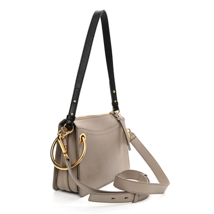Chloe Calfskin Suede Small Roy Bag Motty Grey 3 of 9