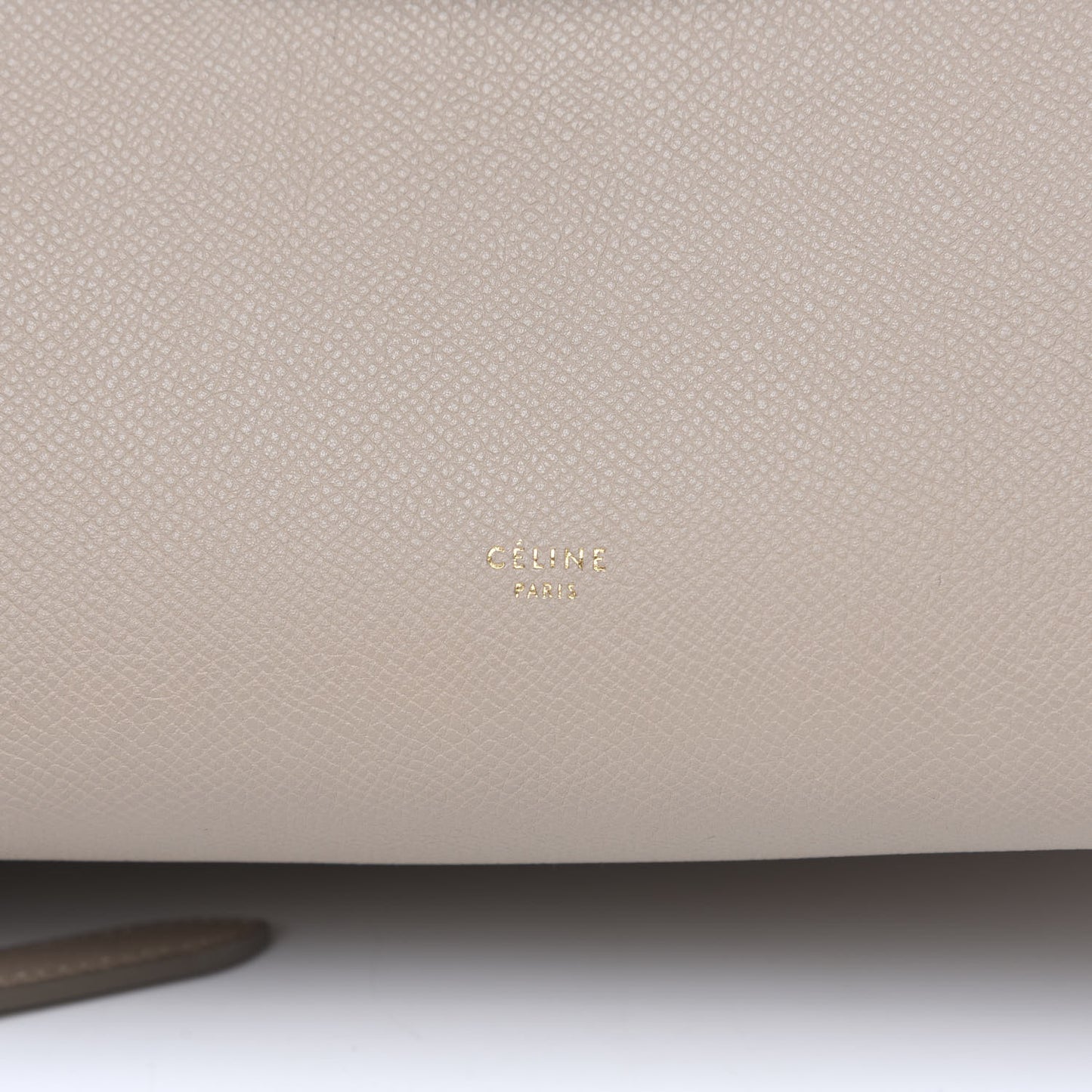 Grained Calfskin Mini Belt Bag Light Taupe