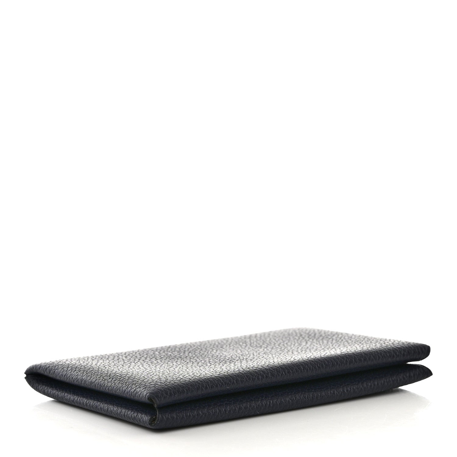 Hermes Evercolor Verso Calvi Card Case Bleu Nuit Caramel 4 of 8