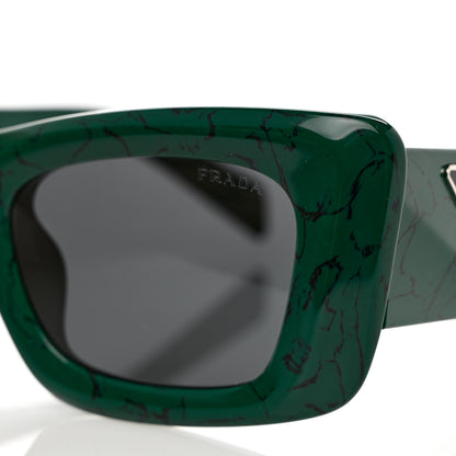 Prada Acetate Symbole Sunglasses SPR 13Z Green 7 of 8