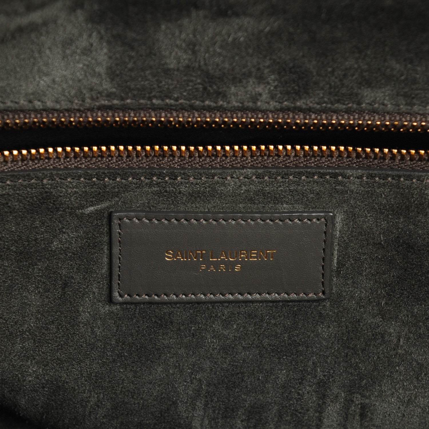 Saint Laurent Calfskin Classic Duffle 6 Earth 6 of 7