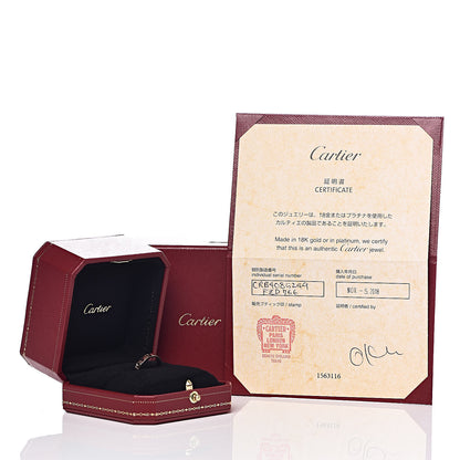 Cartier 18K Pink Gold 3.5mm LOVE Wedding Band Ring 49 4.75 5 of 5