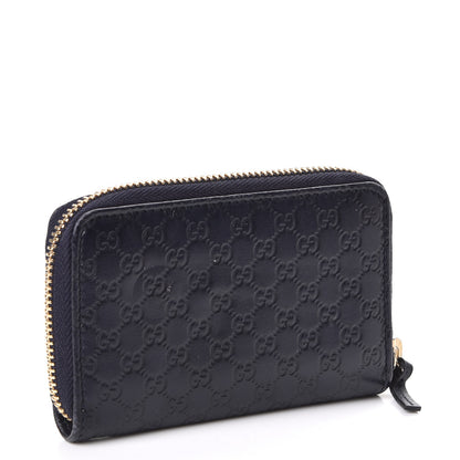 Gucci Microguccissima Zip Around Card Case Navy 3 of 8