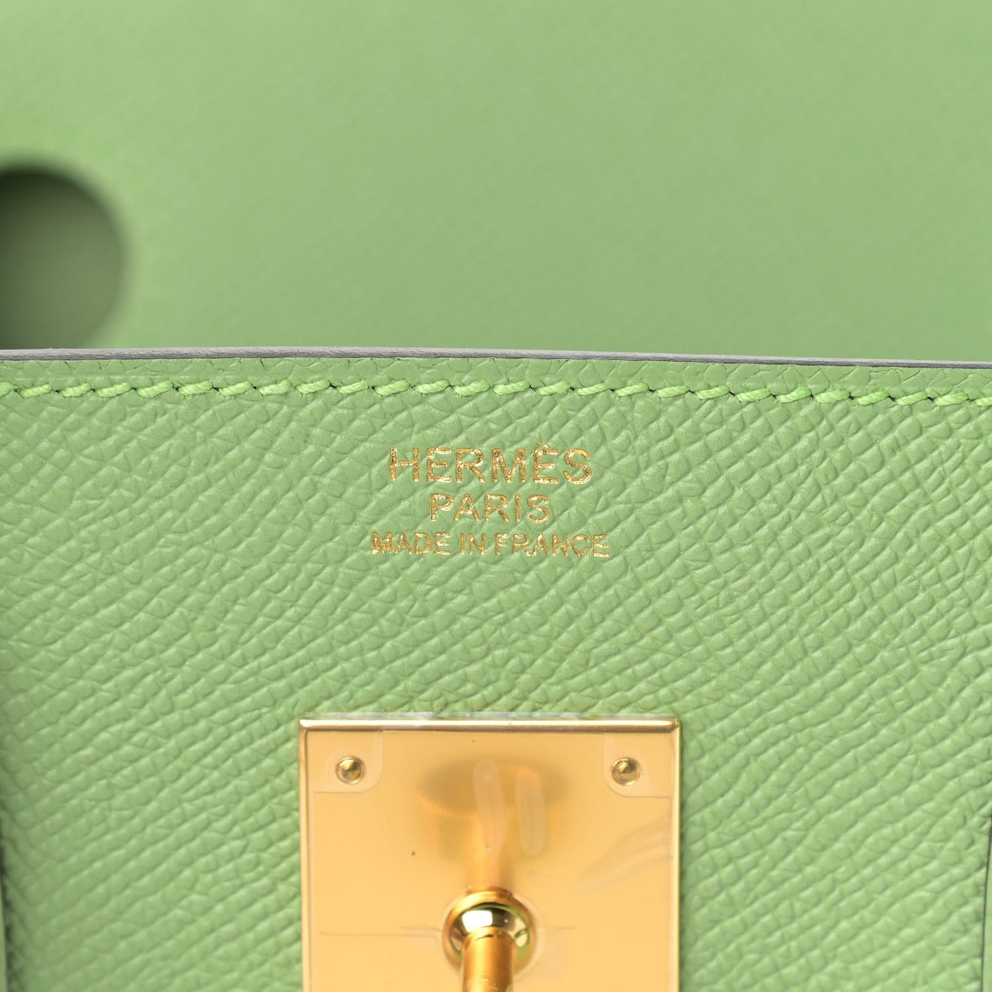 Epsom Birkin 30 Vert Criquet