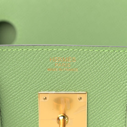 Hermes Epsom Birkin 30 Vert Criquet 5 of 8