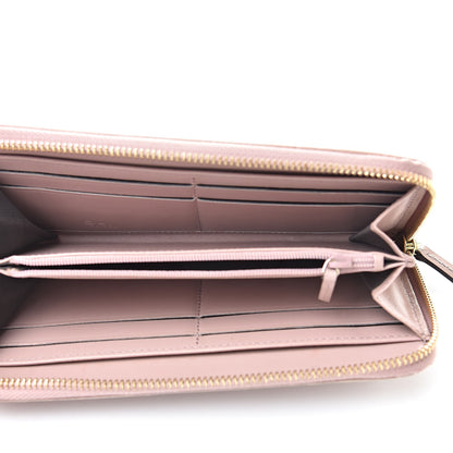Gucci Guccissima Zip Around Wallet Pink 5 of 13