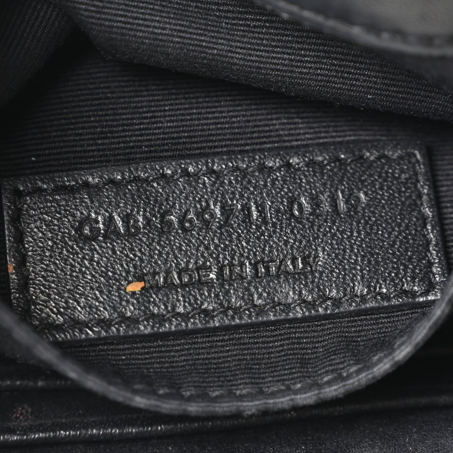 Lambskin Monogram Jamie Belt Bag Black