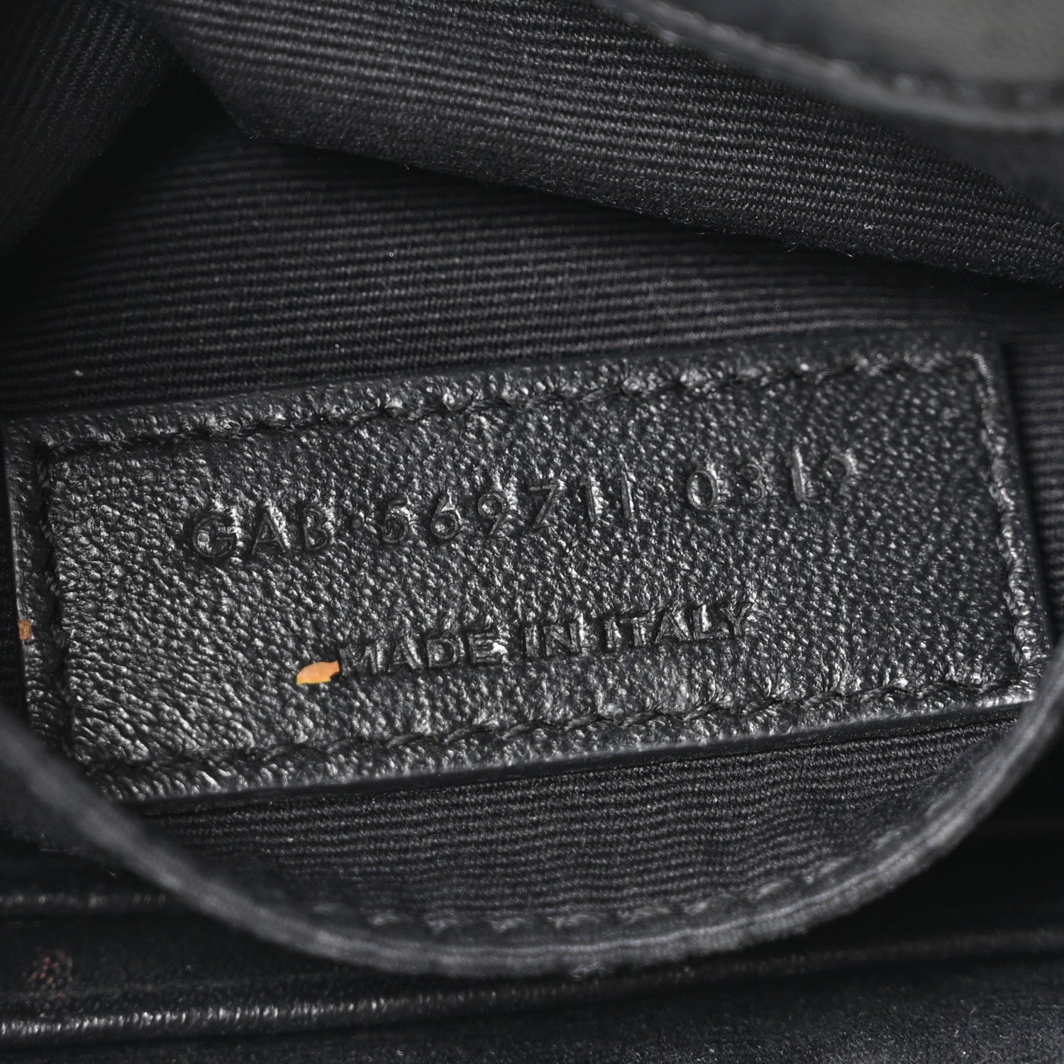 Saint Laurent Lambskin Monogram Jamie Belt Bag Black 6 of 9