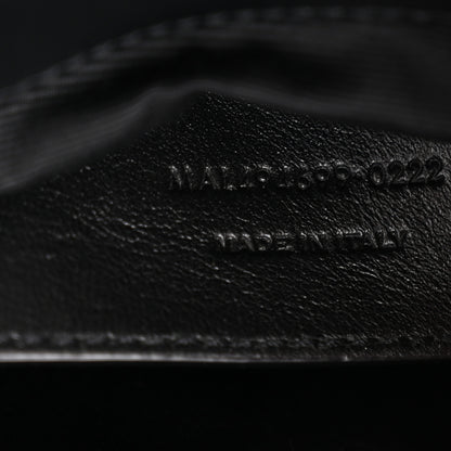 Saint Laurent Calfskin Y Quilted Monogram Small Loulou Chain Satchel Black 7 of 14