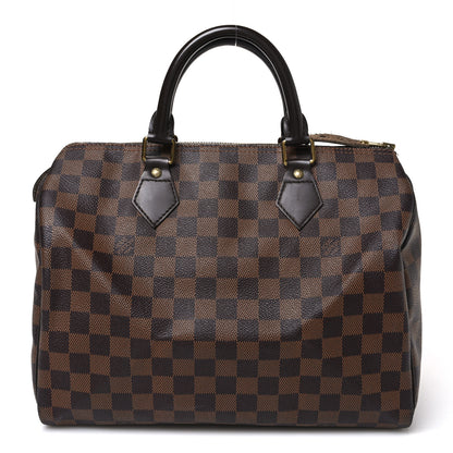 Louis Vuitton Damier Ebene Speedy 30 1 of 10