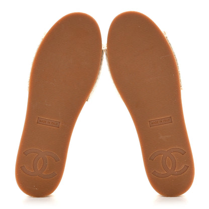 Chanel Tweed Patent Calfskin Logo Mules 35 5 of 9