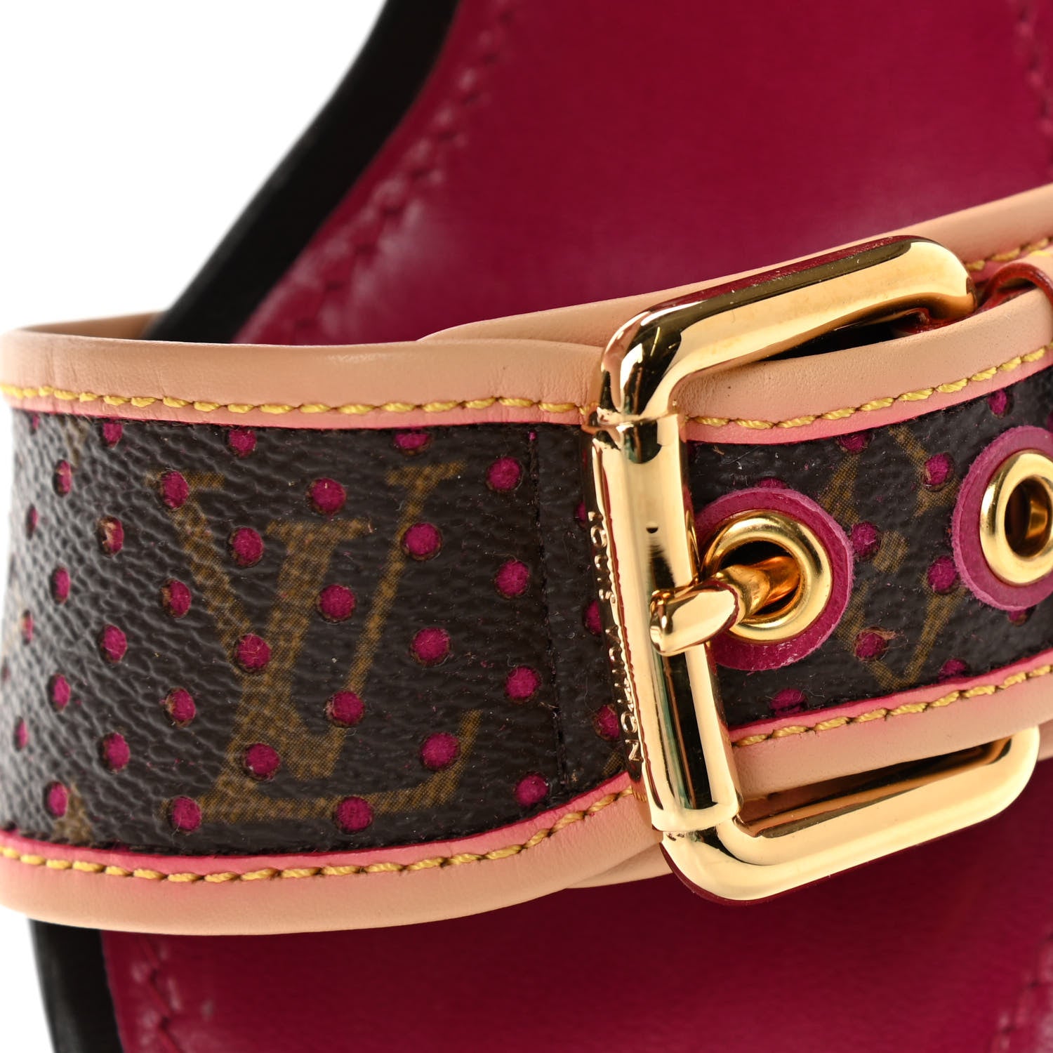 Louis Vuitton Monogram Open Toe Mule 39 Fuschia 11 of 11
