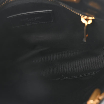 Saint Laurent Lambskin Carre Quilted Mini Shopping Bag Black 5 of 10