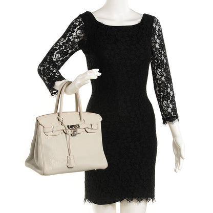 Hermes Togo Birkin 30 Gris Perle 7 of 31