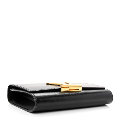 Louis Vuitton Calfskin Chain Louise MM Black 4 of 13