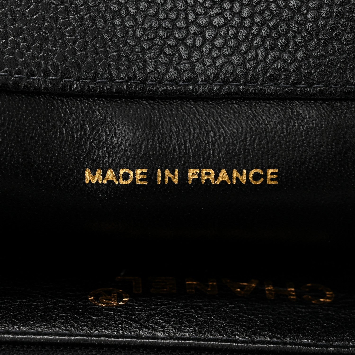 Chanel Caviar CC Tote Black 6 of 10