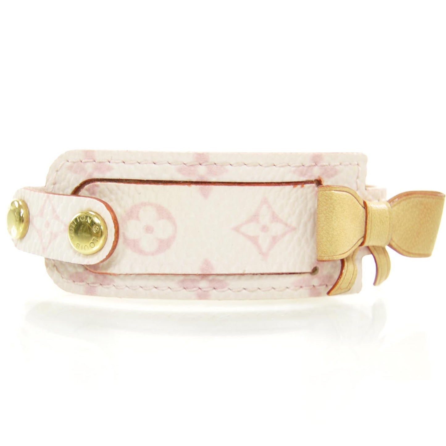 Monogram Cherry Blossom Address Wish Bracelet Pink