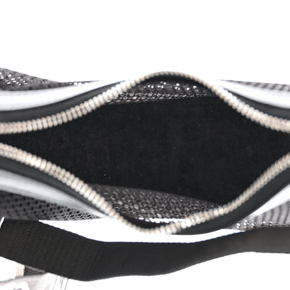 Celine Mesh Ava Trekking Shoulder Bag Black 5 of 12