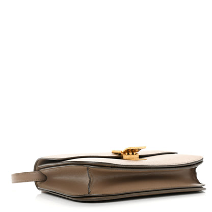 Celine Liege Calfskin Medium Classic Box Flap Bag Taupe 4 of 12