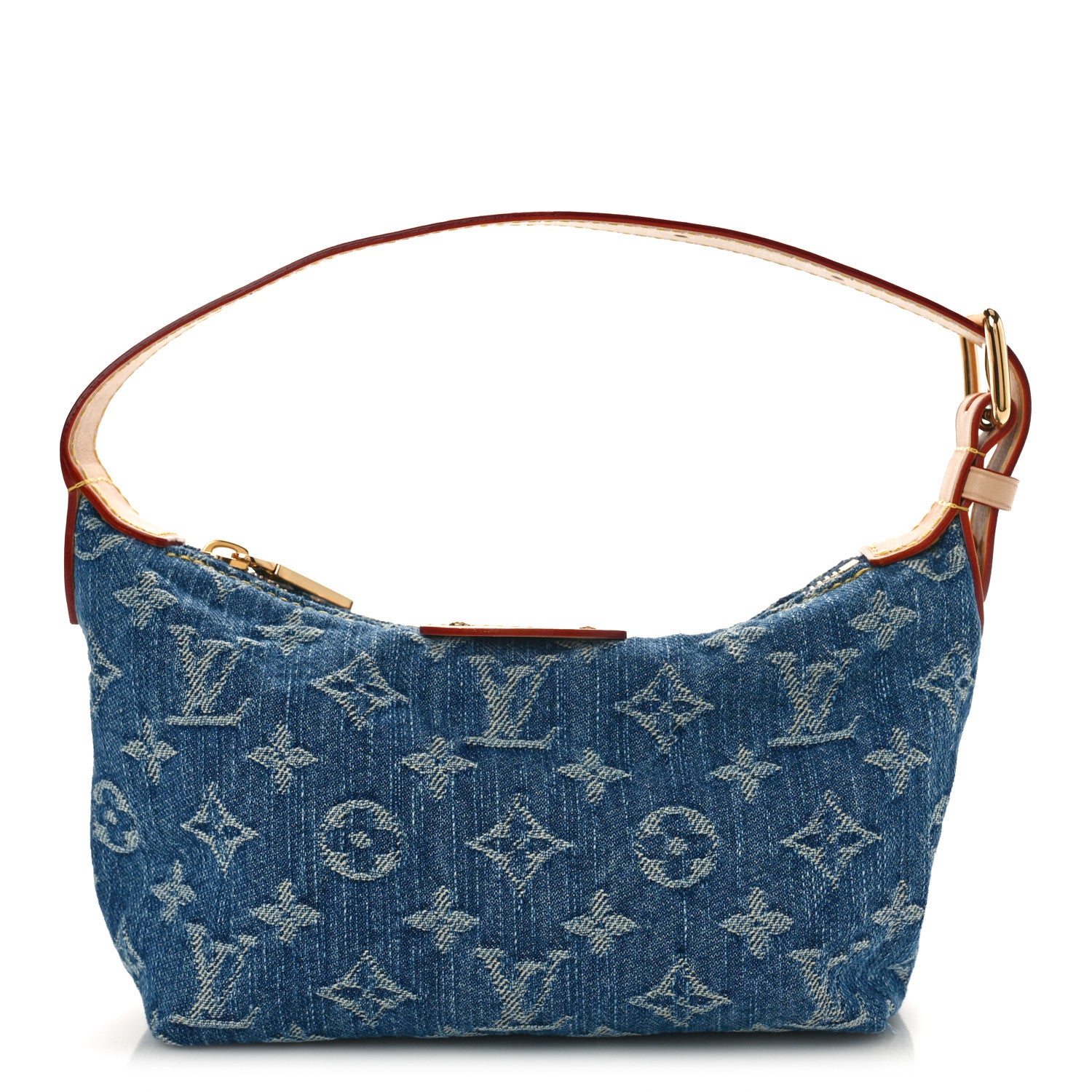 Louis Vuitton Monogram Denim Hills Pochette Blue 1 of 9