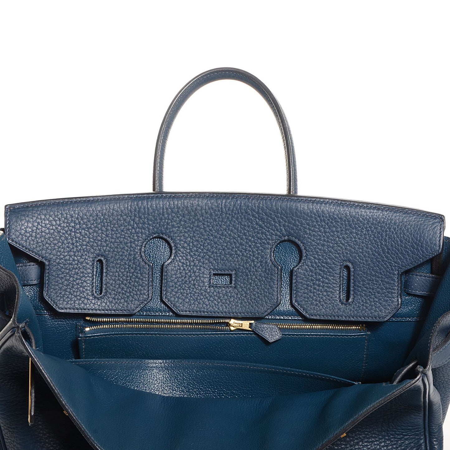 Taurillon Clemence Birkin 35 Bleu Thalassa