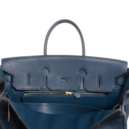 Hermes Taurillon Clemence Birkin 35 Bleu Thalassa 14 of 24