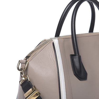 Givenchy Calfskin Medium Tri-Color Antigona Beige Black White 8 of 11