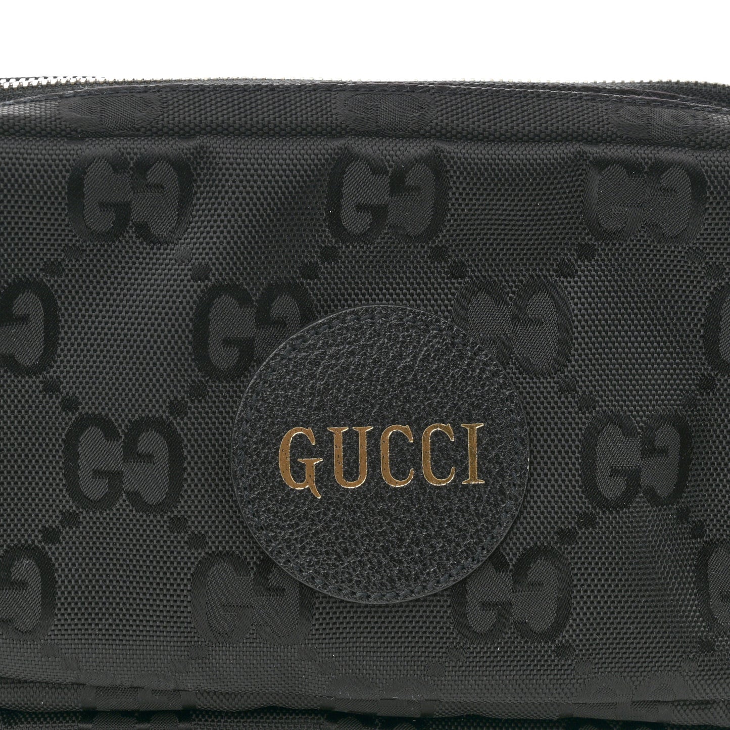 Econyl Nylon Monogram Off The Grid Large Belt Bag Black