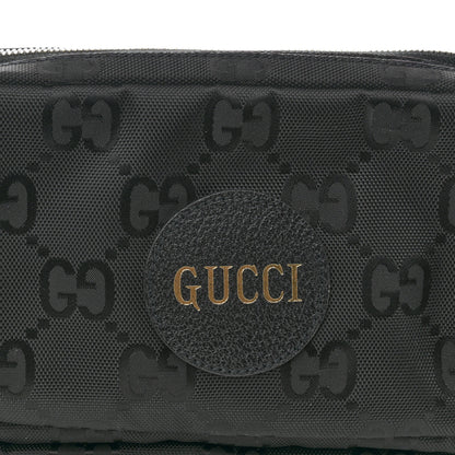Gucci Econyl Nylon Monogram Off The Grid Large Belt Bag Black 9 of 11