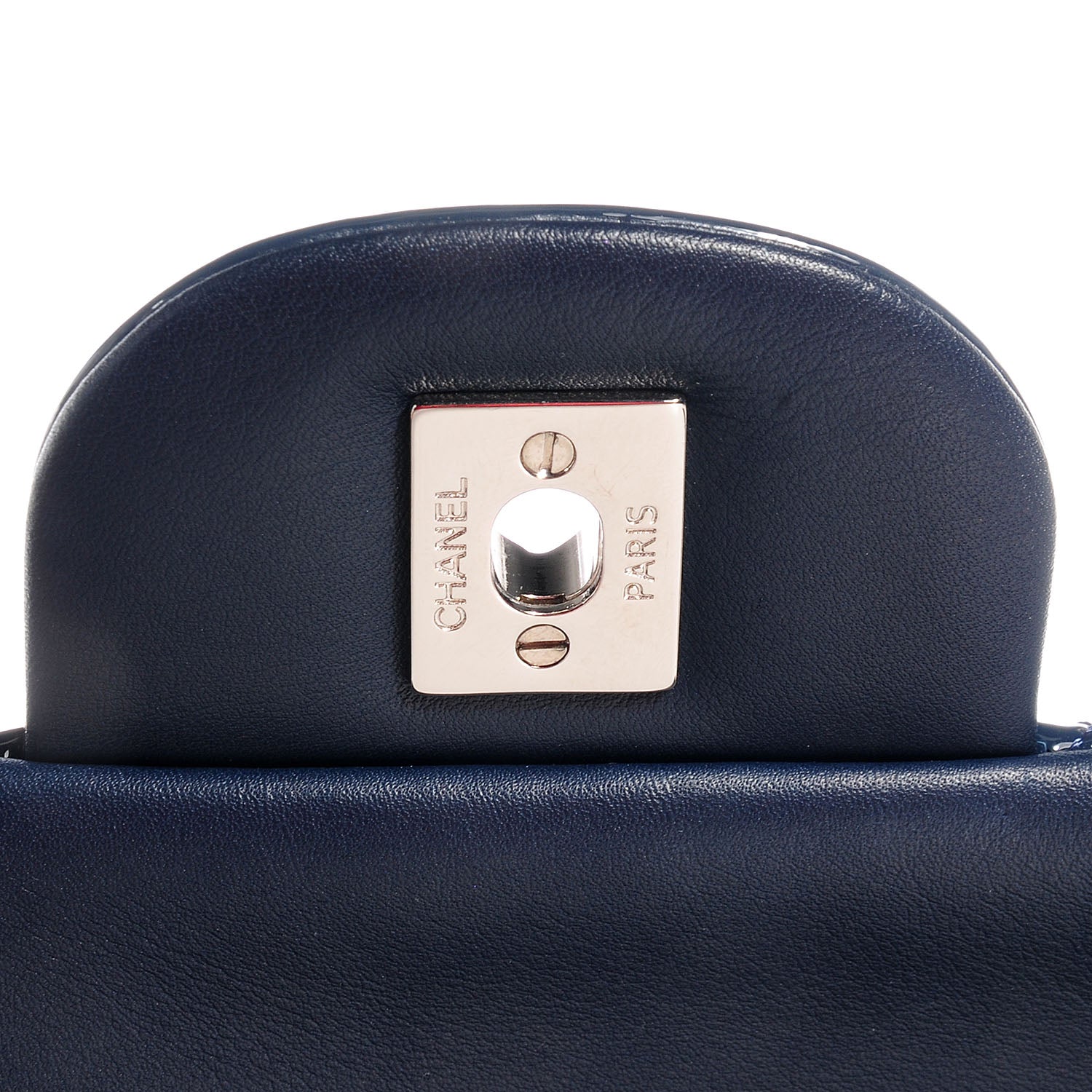 Chanel Patent Jumbo Double Flap Navy Blue 5 of 8
