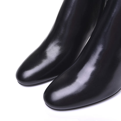 Saint Laurent Nappa Loulou Ankle Zip Boot 39 Black 3 of 14