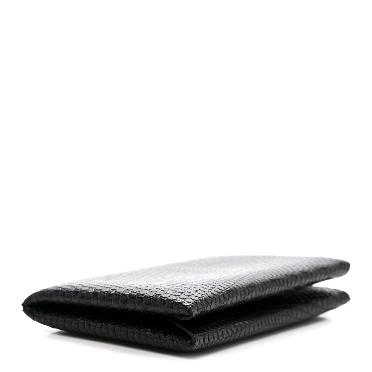 Hermes Lizard Calvi Card Case Black 4 of 8