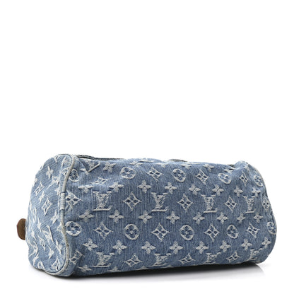 Louis Vuitton Monogram Denim Neo Speedy Blue 4 of 9