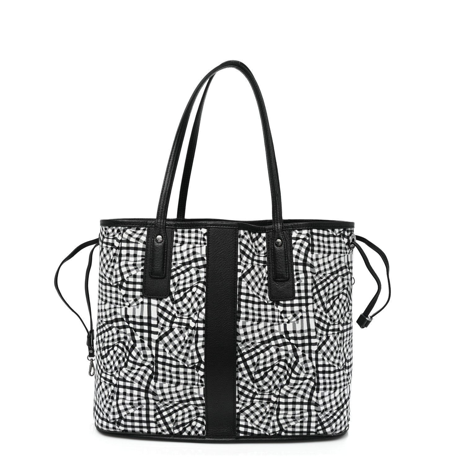 MCM Visetos Medium Liz Reversible Shopper Tote Black 2 of 15