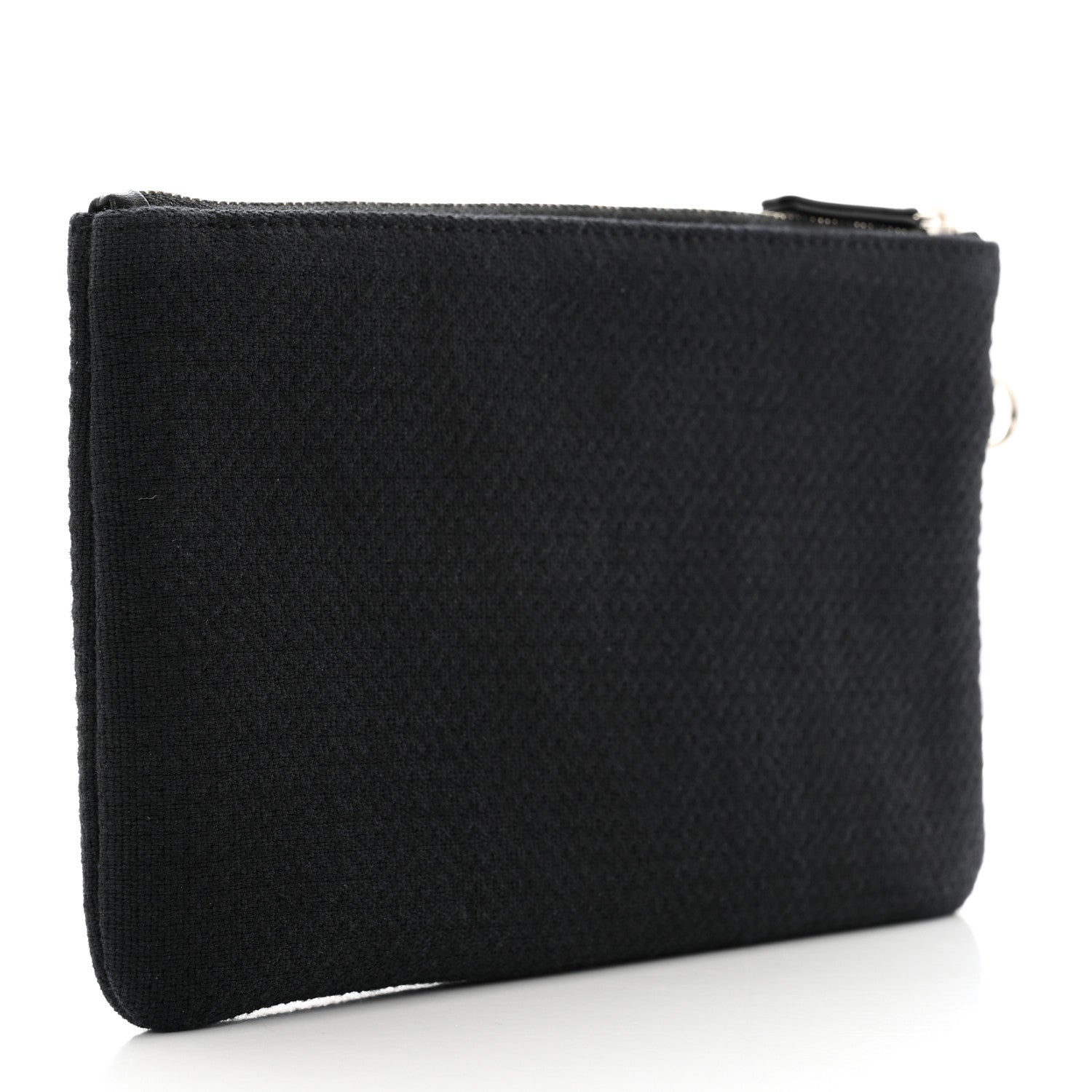 Chanel Canvas Small Deauville Pouch Black 3 of 6