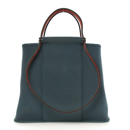 Hermes Toile Cabag 32 PM Bleu Tempete 1 of 8