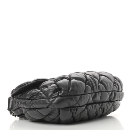 Chanel Lambskin Bubble Quilt Flap Bag Black 4 of 10