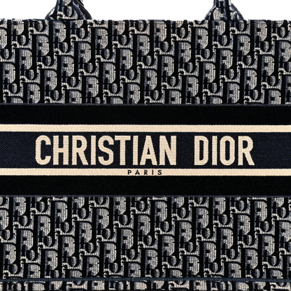 Christian Dior Oblique Velvet Medium Book Tote Blue Multicolor 8 of 10