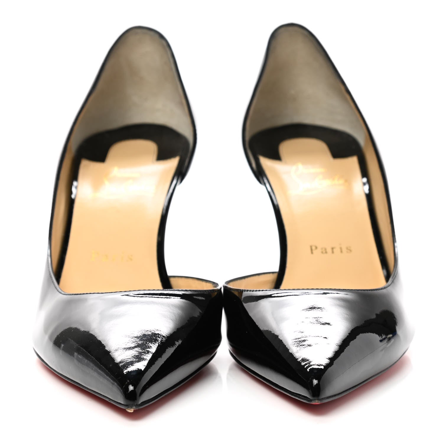 Christian Louboutin Patent Iriza 70 Pumps 40 Black 2 of 9