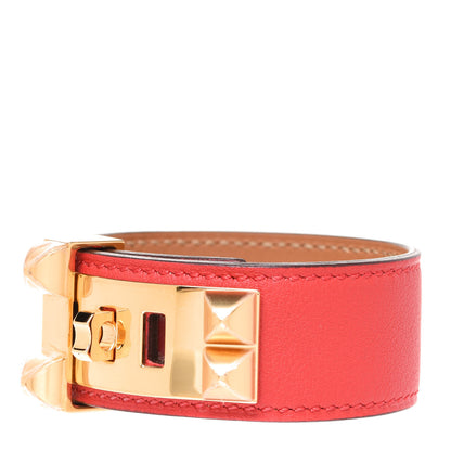 Hermes Swift Collier de Chien CDC 24 Bracelet T2 Rose Texas 1 of 7