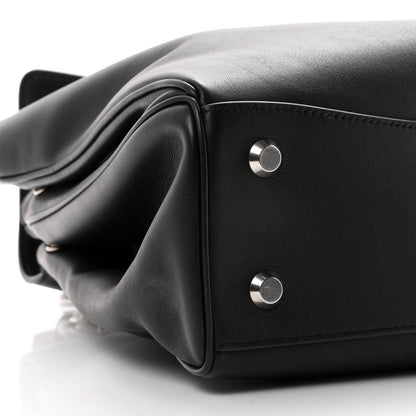 Balenciaga Natural Smooth Calfskin Medium Rodeo Top Handle Handbag Black 8 of 9