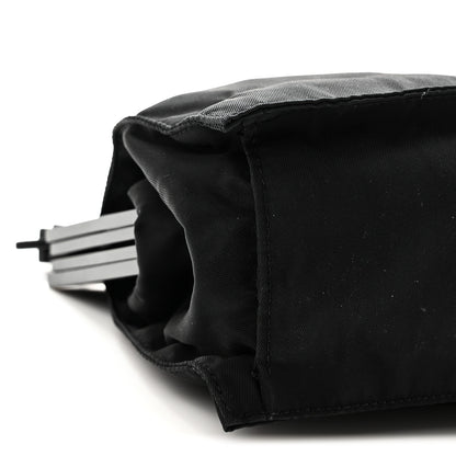 Prada Tessuto Nylon Kisslock Frame Shoulder Bag Black 8 of 9
