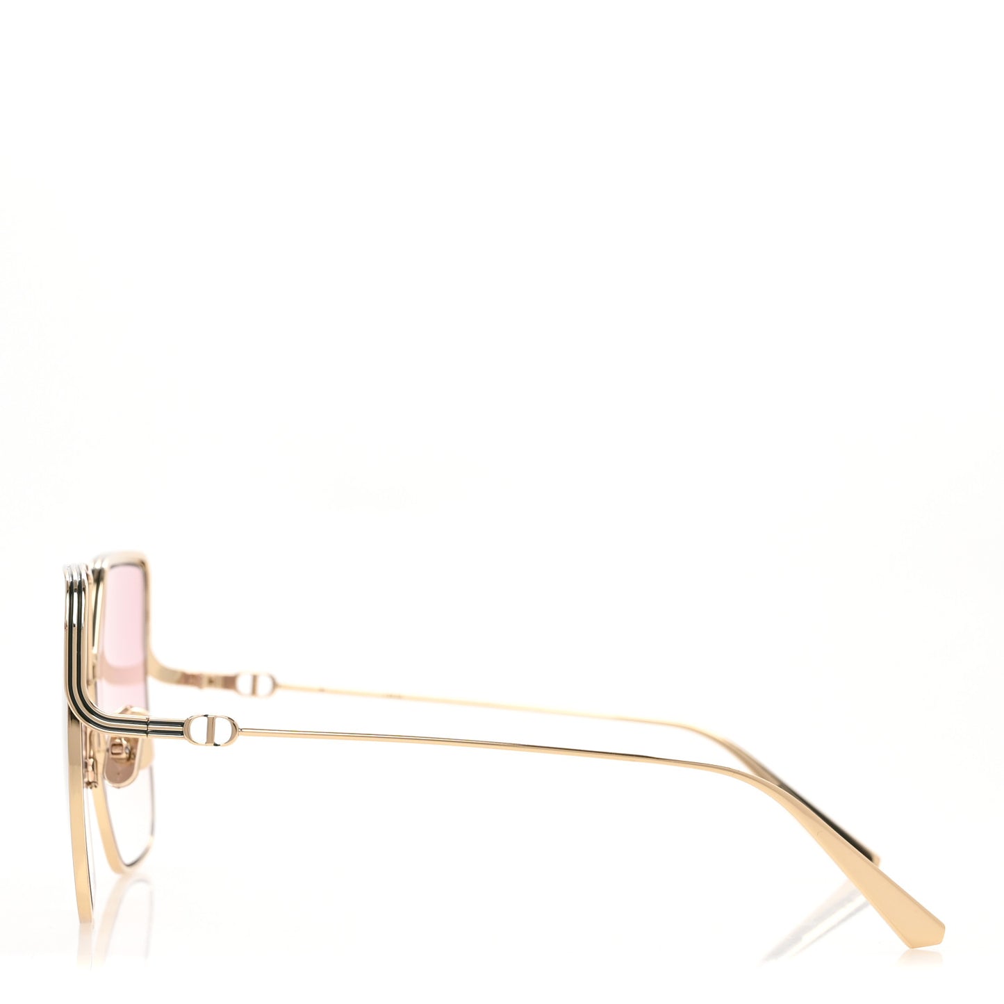 Metal EverDior Square Sunglasses Rose Gold