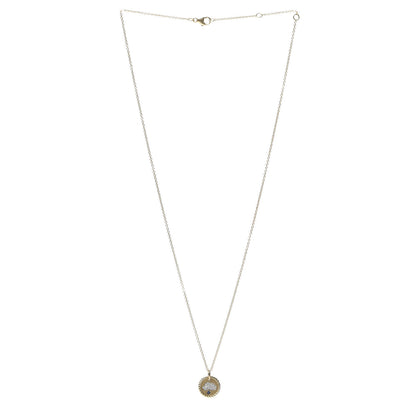 David Yurman 18K Yellow Gold Diamond Sapphire Cable Collectables Cloud Charm Pendant Necklace 3 of 5