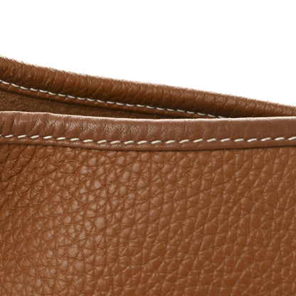 Hermes Taurillon Clemence EVELYNE III GM Gold 12 of 12