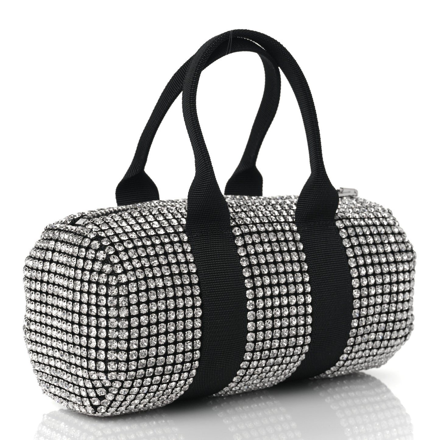 Mesh Crystal Cruiser Mini Duffle White